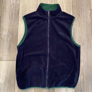 Mens Izod fleece vest size XL